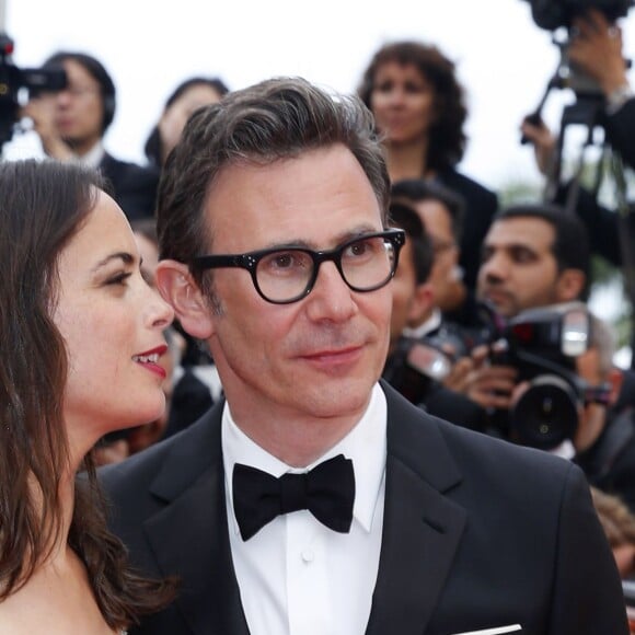 Bérénice Bejo (bijoux Chaumet) et son mari Michel Hazanavicius - Montée des marches du film "The BFG" ("Le BGG Le Bon Gros Géant") lors du 69ème Festival International du Film de Cannes. Le 14 mai 2016. © Borde-Jacovides-Moreau/Bestimage