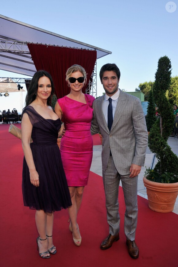 Madeleine Stowe, Emily Van Camp, Joshua Bowman au 52e festival télé de Monte Carlo, le 13 juin 2012