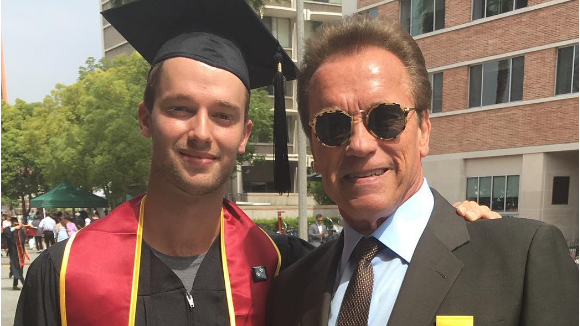 Arnold Schwarzenegger et Maria Shriver réunis pour Patrick, leur fierté