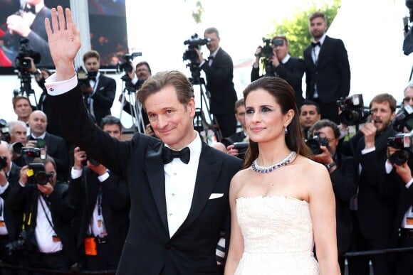 Colin Firth et sa femme Livia Giuggioli - Montée des marches du film "Loving" lors du 69ème Festival International du Film de Cannes. Le 16 mai 2016. © Borde-Jacovides-Moreau/Bestimage