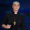 Sinead O'Connor sur le plateau de l'émission "Che Tempo Che Fa" à Milan, le 5 octobre 2014.