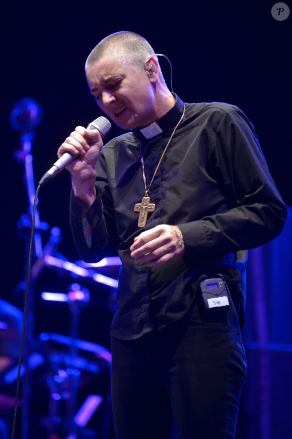 Sinead O'Connor en concert lors du festival de musique Arconati a Milan. Le 2 juillet 2013