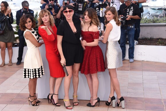 Imma Cuesta, Emma Suarez, Rossy De Palma, Adriana Ugarte, Michelle Jenner - Photocall du film "Julieta" lors du 69ème Festival International du Film de Cannes. Le 17 mai 2016