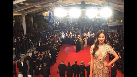 Leila Ben Khalifa sublime pour sa première montée des marches à Cannes