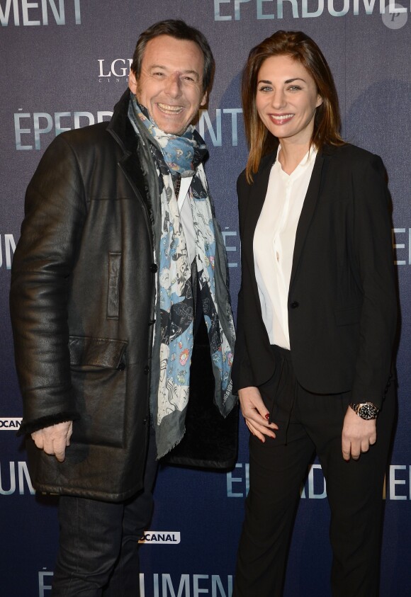 Jean-Luc Reichmann et Ariane Brodier - Avant-première du film "Eperdument" au cinéma UGC Normandie à Paris le 29 février 2016. © Coadic Guirec/Bestimage