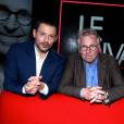 Exclusif - Daniel Cohn-Bendit et Marc-Olivier Fogiel dans  Le Divan  (tournage le 15 avril 2016 près de Paris, pour une diffusion le mardi 17 mai à 23h30 sur France 3).