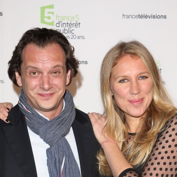 Pierre Block de Friberg, Agathe Lecaron - Soirée du 20e anniversaire de France 5 à la Cité de la mode et du design à Paris, le 27 novembre 2014.