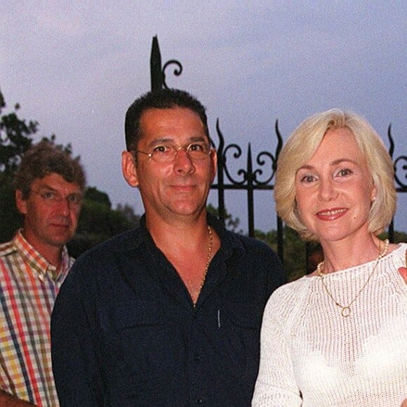 Michèle Torr et son mari Jean-Pierre Murzilli au festival de Ramatuelle, le 3 août 1999