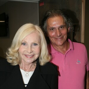 Semi-exclusif - Michèle Torr et son mari Jean-Pierre Murzilli en backstage du concert de Michel Polnareff à l'AccorHotels Arena de Paris le 11 mai 2016.