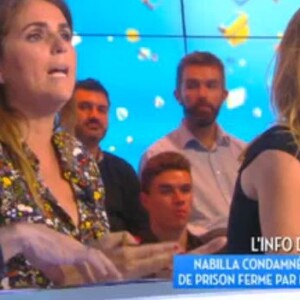 Valérie Bénaïm soutient Nabilla Benattia, dans "TPMP", le 19 mai 2016, sur D8