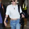 Kristen Stewart et sa compagne Alicia Cargile arrivent à l'aéroport de Los Angeles, le 19 mai 2016.