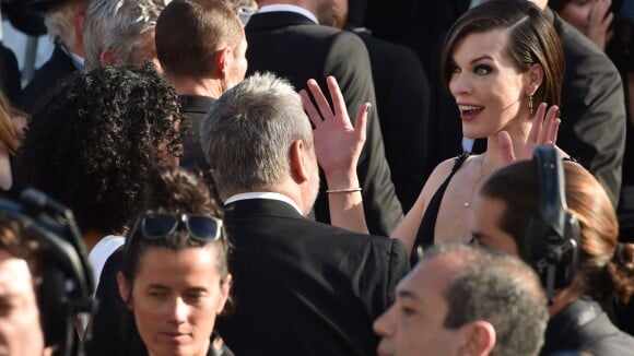 Cannes 2016 : Milla Jovovich, beauté chaleureuse avec son ex-mari Luc Besson