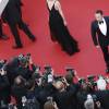 Milla Jovovich à la montée des marches du film "The Last Face" lors du 69ème Festival International du Film de Cannes le 20 mai 2016. © Lionel Urman / Bestimage
