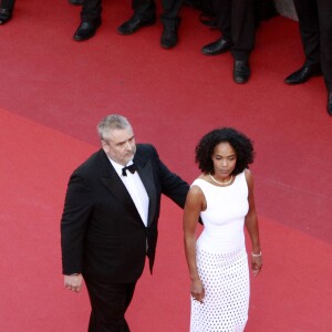 Luc Besson et sa femme Virginie Silla - Montée des marches du film "The Last Face" lors du 69ème Festival International du Film de Cannes. Le 20 mai 2016. © Olivier Borde-Cyril Moreau/Bestimage