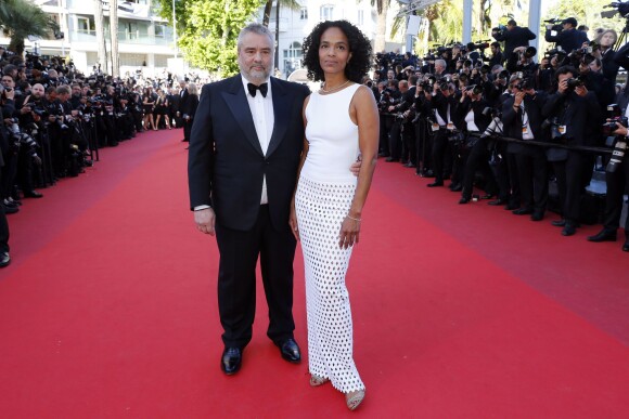 Luc Besson et sa femme Virginie Silla - Montée des marches du film "The Last Face" lors du 69ème Festival International du Film de Cannes. Le 20 mai 2016. © Olivier Borde-Cyril Moreau/Bestimage