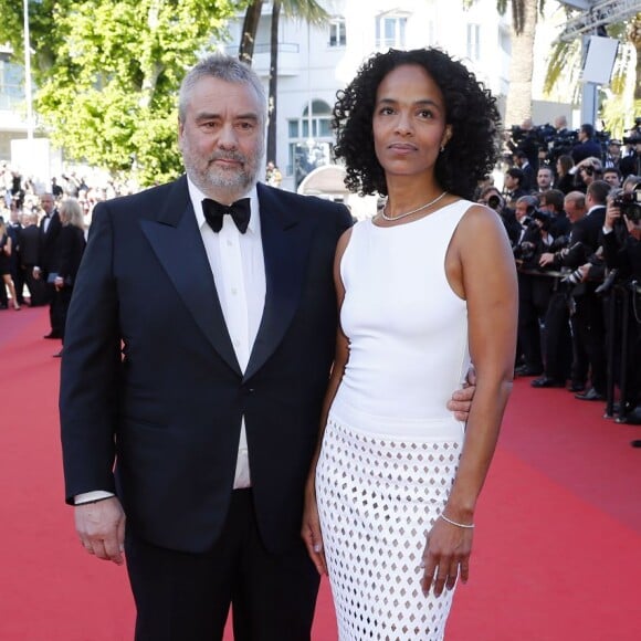 Luc Besson et sa femme Virginie Silla - Montée des marches du film "The Last Face" lors du 69ème Festival International du Film de Cannes. Le 20 mai 2016. © Olivier Borde-Cyril Moreau/Bestimage