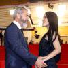 Mel Gibson et sa compagne Rosalind Ross - Montée des marches du film "Blood Father" lors du 69e Festival International du Film de Cannes. Le 21 mai 2016. © Olivier Borde-Cyril Moreau/Bestimage