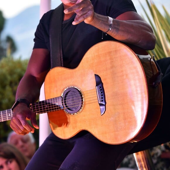 Exclusif - Le chanteur anglais Seal en showcase privé pour De Grisogono sur la terrasse "Les Oliviers" de l'hôtel Martinez pendant le 69ème festival de Cannes le 18 mai 2016. © Bruno Bébert / Bestimage