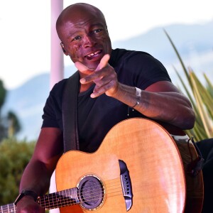 Exclusif - Seal en showcase privé pour De Grisogono sur la terrasse "Les Oliviers" de l'hôtel Martinez pendant le 69ème festival de Cannes le 18 mai 2016. © Bruno Bébert / Bestimage