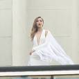  EXCLU - Gigi Hadid en shooting pour Maybelline à New York. Le 13 mai 2016  