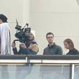   EXCLU - Gigi Hadid en shooting pour Maybelline à New York. Le 13 mai 2016  