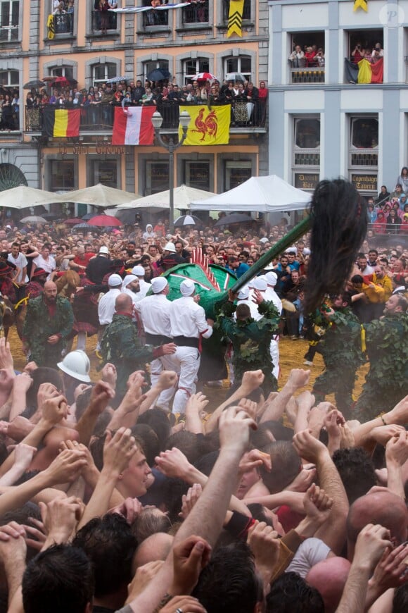 Ducasse de Mons, en Belgique, le 22 mai 2016