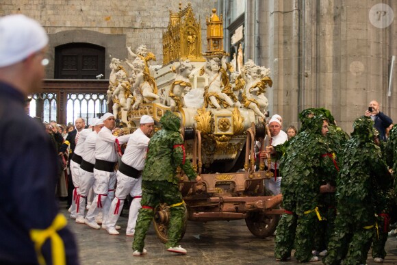Ducasse de Mons, en Belgique, le 22 mai 2016