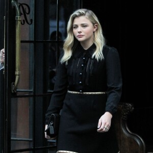 Chloë Grace Moretz à la sortie de l'hôtel The Bowery à New York, le 23 mai 2016