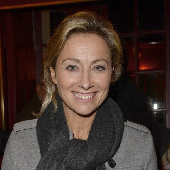 Exclusif - Anne-Sophie Lapix - People à la générale de la pièce "A torts et à raison" au théâtre Hébertot à Paris le 25 janvier 2016. © Coadic Guirec/Bestimage