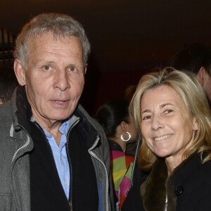 Patrick Poivre d'Arvor et Claire Chazal - People à la générale de la pièce "Garde Alternée" au théâtre des Mathurins avec Patrick Poivre d'Arvor, Alexandra Kazan et David Brécourt à Paris le 6 mars 2016. © Coadic Guirec/Bestimage