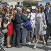 La reine Letizia d'Espagne lors de l'inauguration du 75ème salon du livre de Madrid le 27 mai 2016.