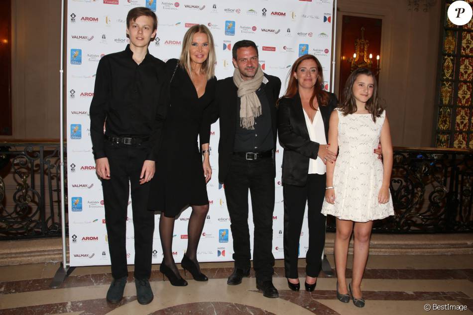 Florentine Leconte Et Son Fils Jules Jerome Kerviel Stephanie Valentini Et Sa Fille Lea Gala De Bienfaisance Autistes Sans Frontieres 92 A L Hotel De Ville Purepeople