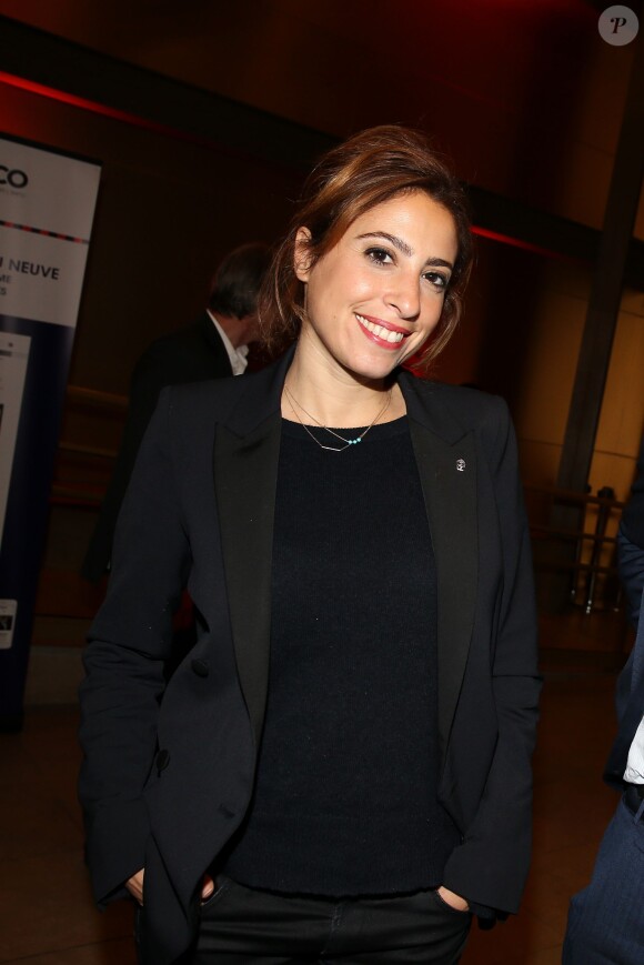 Léa Salamé - Personnalités à la soirée d'anniversaire du site d'informations Atlantico au café Campana au musée d'Orsay à Paris. Le 24 mai 2016 © Dominique Jacovides / Bestimage