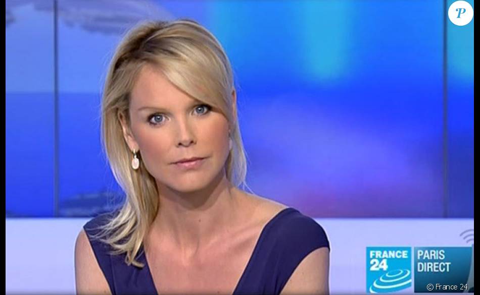 Vanessa Burggraf journaliste de France 24 - Purepeople