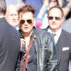 Johnny Depp arrive à l'émission 'Jimmy Kimmel Live!' à Hollywood, le 23 mai 2016