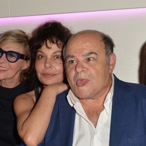 Exclusif - Jacques Sanchez, Chantal Ladesou, Isabelle Mergault, Jean Benguigui et Danièle Evenou - Anniversaire de Jacques Sanchez au restaurant Nolita à Paris le 29 mai 2016. © Veeren/Bestimage