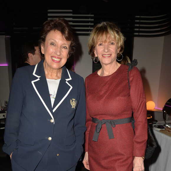 Exclusif - Roselyne Bachelot et Eve Ruggieri - Anniversaire de Jacques Sanchez au restaurant Nolita à Paris le 29 mai 2016. © Veeren/Bestimage