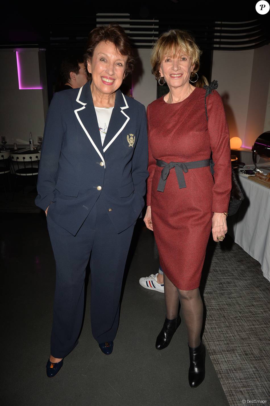 Exclusif Roselyne Bachelot Et Eve Ruggieri Anniversaire De Jacques Sanchez Au Restaurant Nolita A Paris Le 29 Mai 16 C Veeren Bestimage Purepeople