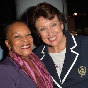 Exclusif - Christiane Taubira et Roselyne Bachelot - Anniversaire de Jacques Sanchez au restaurant Nolita à Paris le 29 mai 2016. © Veeren/Bestimage