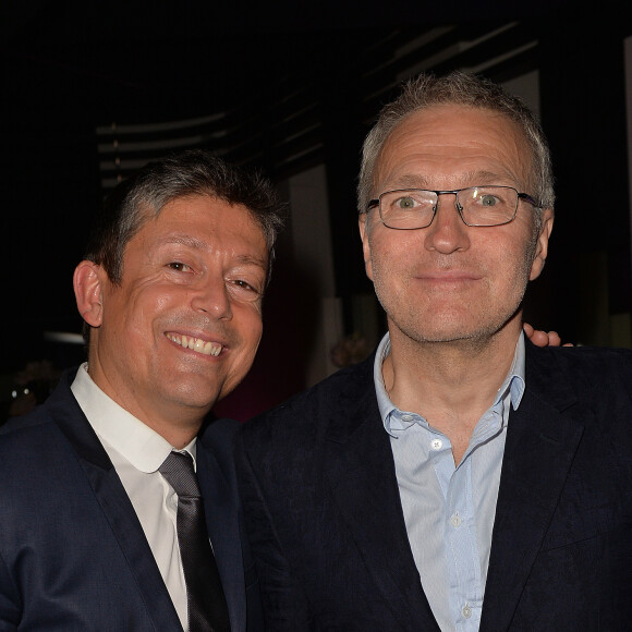 Exclusif - Jacques Sanchez et Laurent Ruquier - Anniversaire de Jacques Sanchez au restaurant Nolita à Paris le 29 mai 2016. © Veeren/Bestimage