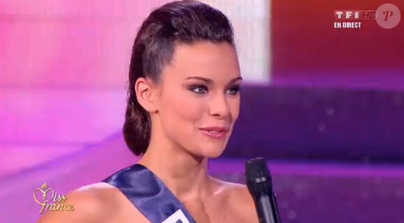 Miss Bourgogne lors de la soirée d'élection Miss France 2013 le samedi 8 décembre 2012 sur TF1