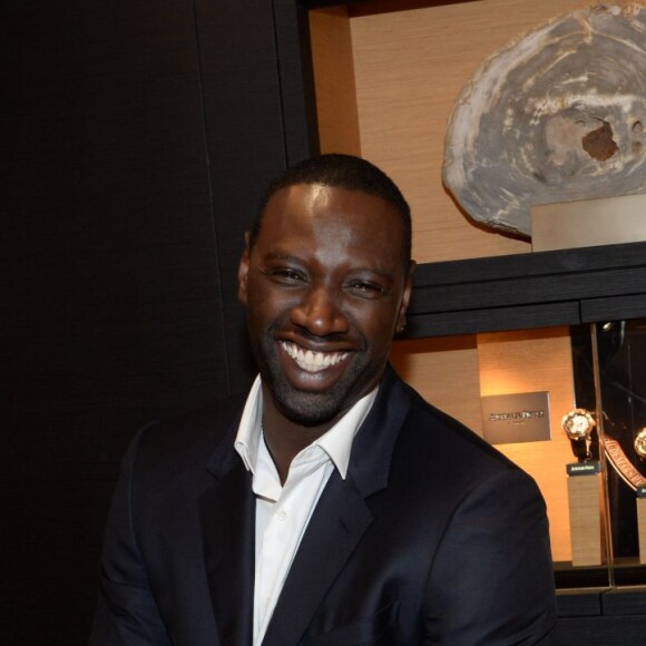 Semi-exclusif - Omar Sy (ambassadeur de la marque), François-Henry Bennahmias (CEO d'Audemars Piguet) - Inauguration de la boutique Audemars Piguet, 15 rue Royale, et présentation de la nouvelle collection Royal Oak Yellow Gold, à Paris, le 26 mai 2016. © Rachid Bellak/Bestimage