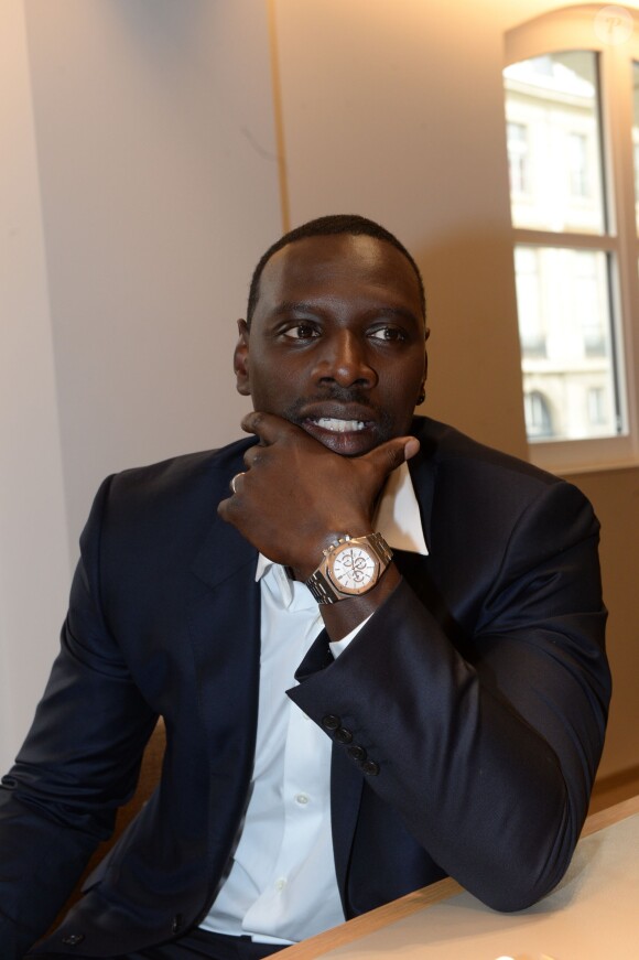 Semi-exclusif - Omar Sy (ambassadeur de la marque) - Inauguration de la boutique Audemars Piguet, 15 rue Royale, et présentation de la nouvelle collection Royal Oak Yellow Gold, à Paris, le 26 mai 2016. © Rachid Bellak/Bestimage