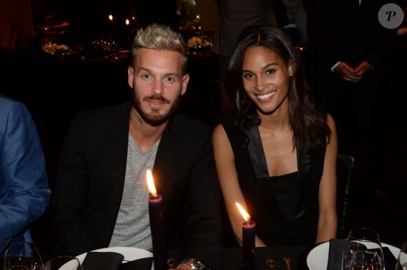 Semi-exclusif - Matt Pokora (M. Pokora), Cindy Bruna - Inauguration de la boutique Audemars Piguet, 15 rue Royale, et présentation de la nouvelle collection Royal Oak Yellow Gold, à Paris, le 26 mai 2016. © Rachid Bellak/Bestimage