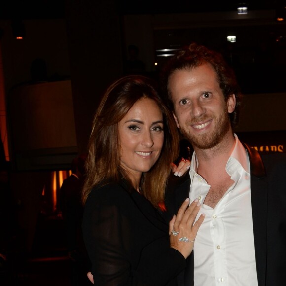 Semi-exclusif - Valérie Messika et son mari Jean-Baptiste Sassine - Inauguration de la boutique Audemars Piguet, 15 rue Royale, et présentation de la nouvelle collection Royal Oak Yellow Gold, à Paris, le 26 mai 2016. © Rachid Bellak/Bestimage