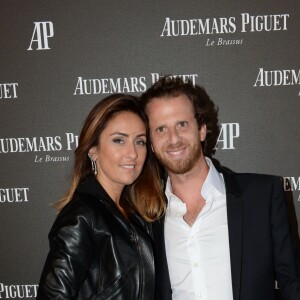 Semi-exclusif - Valérie Messika et son mari Jean-Baptiste Sassine - Inauguration de la boutique Audemars Piguet, 15 rue Royale, et présentation de la nouvelle collection Royal Oak Yellow Gold, à Paris, le 26 mai 2016. © Rachid Bellak/Bestimage