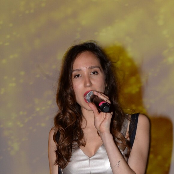 Semi-exclusif - La chanteuse - Inauguration de la boutique Audemars Piguet, 15 rue Royale, et présentation de la nouvelle collection Royal Oak Yellow Gold, à Paris, le 26 mai 2016. © Rachid Bellak/Bestimage