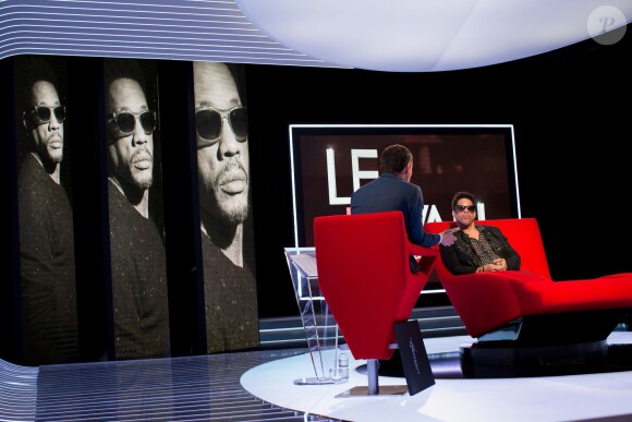 Exclusif - Enregistrement de l'émission "Le Divan" présentée par Marc-Olivier Fogiel avec JoeyStarr en invité, qui sera diffusée le 31 mai sur France 3. Le 13 mai 2016 © Romuald Meigneux / Bestimage