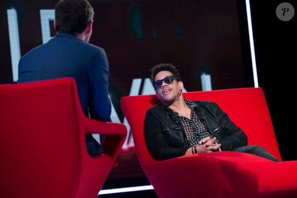 Exclusif - Enregistrement de l'émission "Le Divan" présentée par Marc-Olivier Fogiel avec JoeyStarr en invité, qui sera diffusée le 31 mai sur France 3. Le 13 mai 2016 © Romuald Meigneux / Bestimage