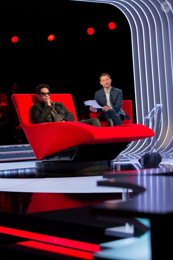 Exclusif - Enregistrement de l'émission "Le Divan" présentée par Marc-Olivier Fogiel avec JoeyStarr en invité, qui sera diffusée le 31 mai sur France 3. Le 13 mai 2016 © Romuald Meigneux / Bestimage